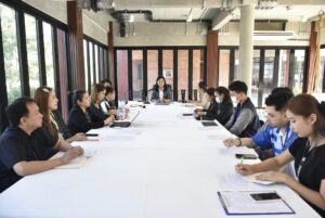 ประชุมกองบริการนักศึกษา สำนักงานวิทยาเขตสุพรรณบุรี ครั้งที่ 1/2569